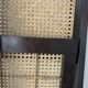 3 mid century modern rattan foldable chairs