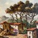 Old painting, Marine, the Riviera , signed 50/60