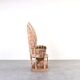 Mid-Century Wicker Peacock Emmanuelle Chair from Kok Maison, 1970s