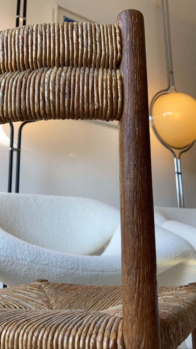 Pair chair child straw design 1950/1960