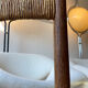 Paire chaise enfant paille design 1950/1960