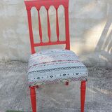 Set of 2 restored chairs "ethnic" collection
