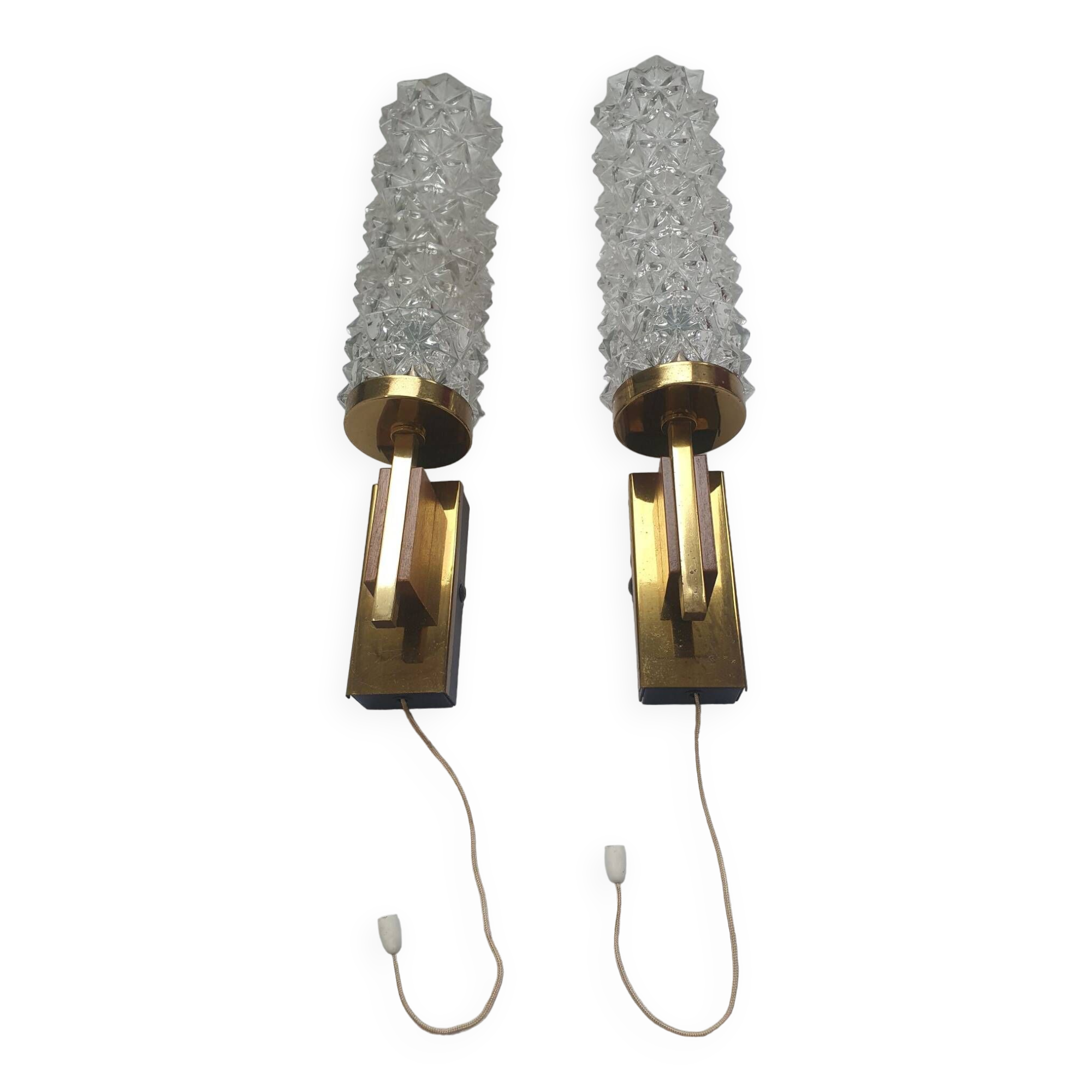 Pair of Arlus designer wall lights