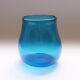 Vase en verre soufflé de Claude Morin, Dieulefit 1970/1980
