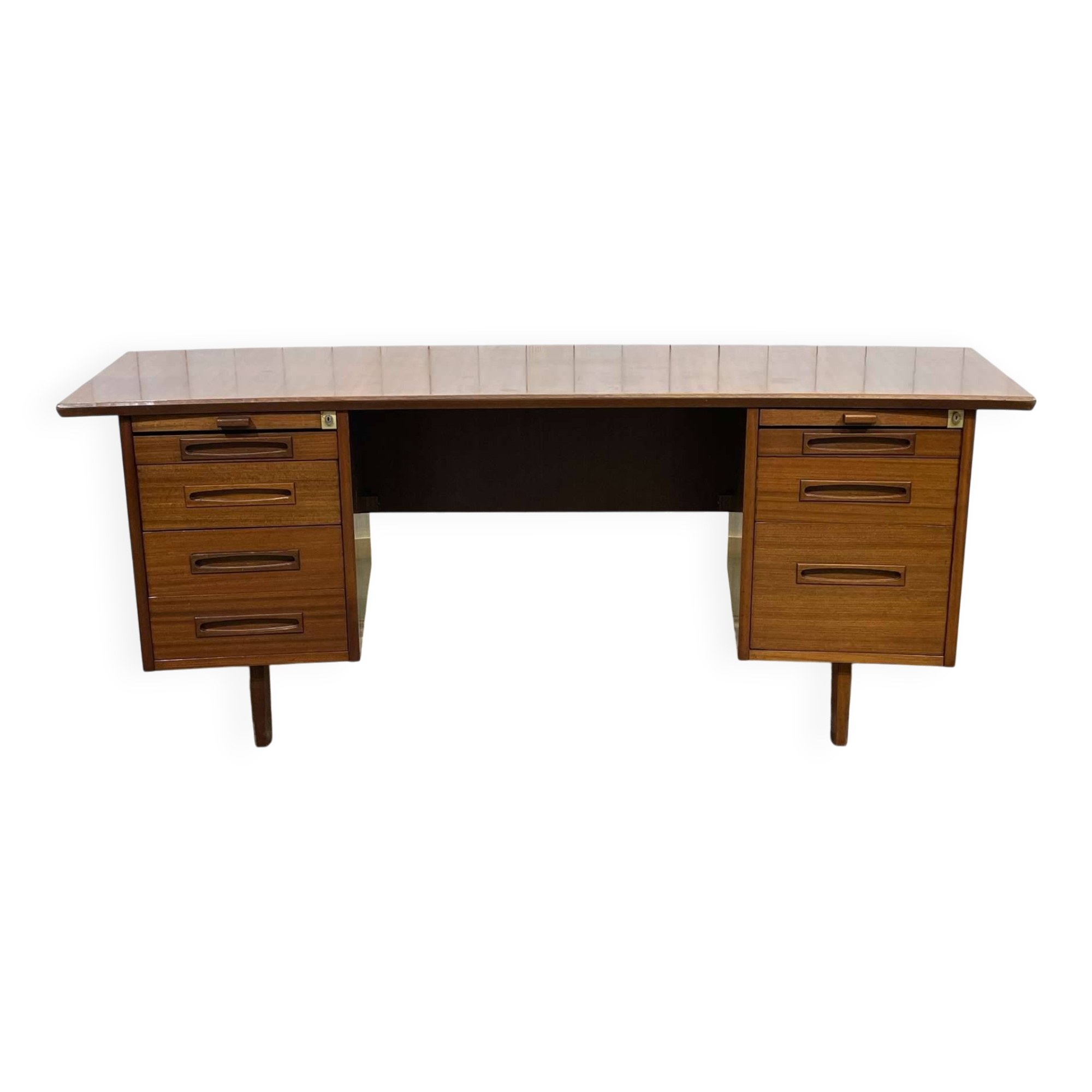 1960s mahogany executive desk - can be dismantled into 3 parts