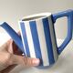 Small art deco coffee pot fox trott sarreguemines 1930s