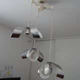 Stainless steel flower cascade suspension, 1970