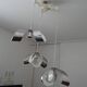 Stainless steel flower cascade suspension, 1970
