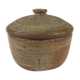 Sandstone salt box / pot of puisaye pierre lion