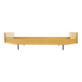 Single bed frame in ash, 1950s.