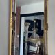 Deknudt gilded mirror with glazing beads from the 70s