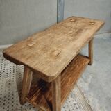 Old workbench work table bathroom furniture side table 55 x 137 cm