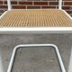 Set of 4 Cesca b32 model chairs in white by Marcel Breuer