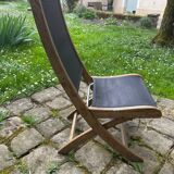 Extendable garden table with four chairs