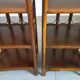 Lot 2 tables d’appoint / de chevet en rotin année 60