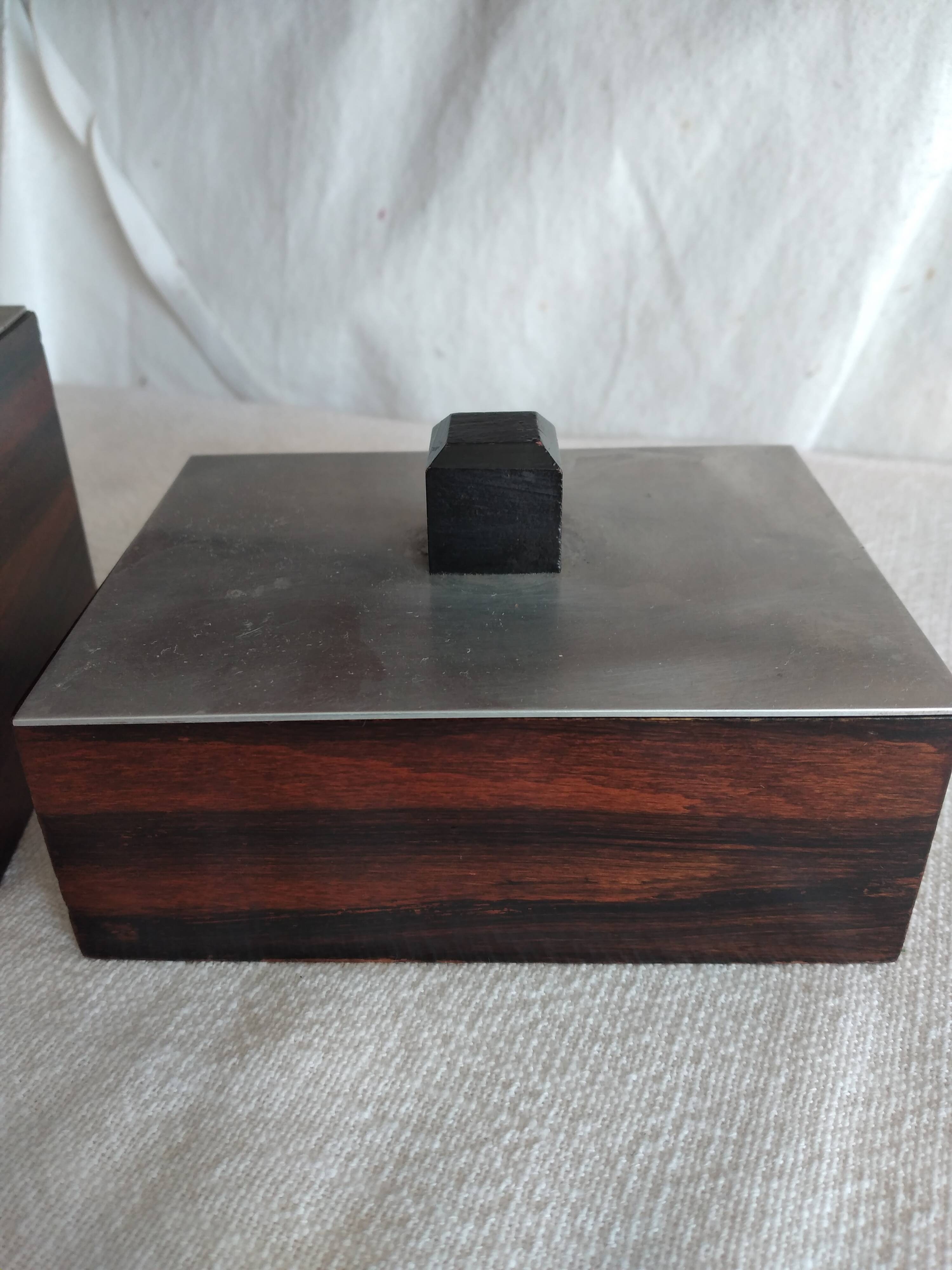 Rosewood desk set
