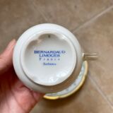 Set of two cups Bernardaud Limoge porcelain