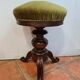 mahogany piano stool