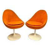 Börje johanson (20th century) johanson design editor pair of chairs of the “venus” model