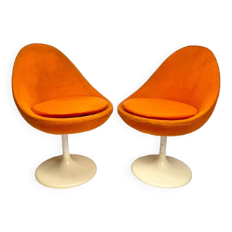 Börje johanson (20th century) johanson design editor pair of chairs of the “venus” model