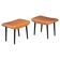 Cognac Leather Stools by Ølholm Møbelfabrik, 1960s, Set of 2