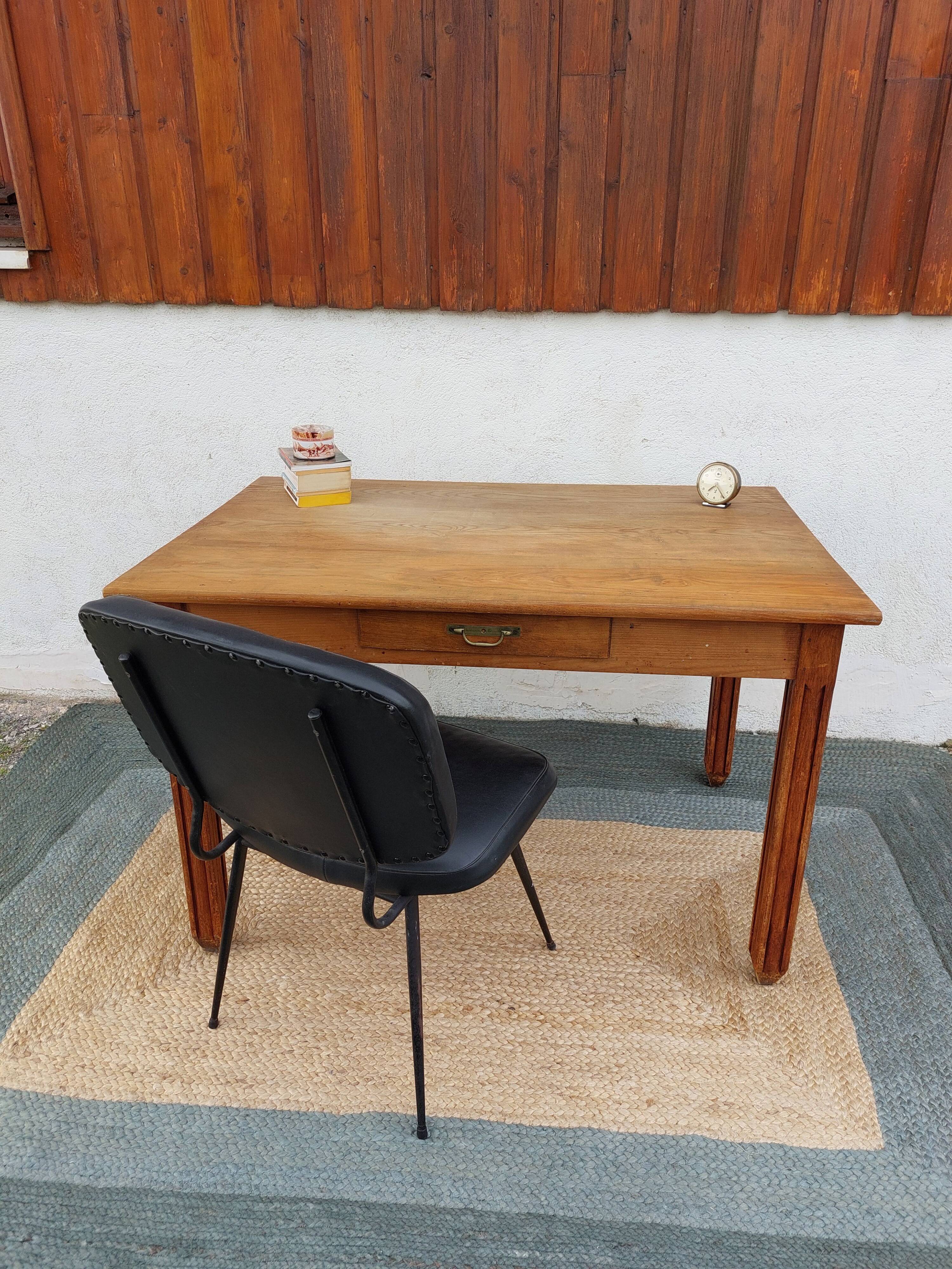 wooden table, kitchen or office