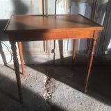 Cherry wood side table from the 60s/70s