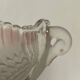 Moulded glass swan bowls