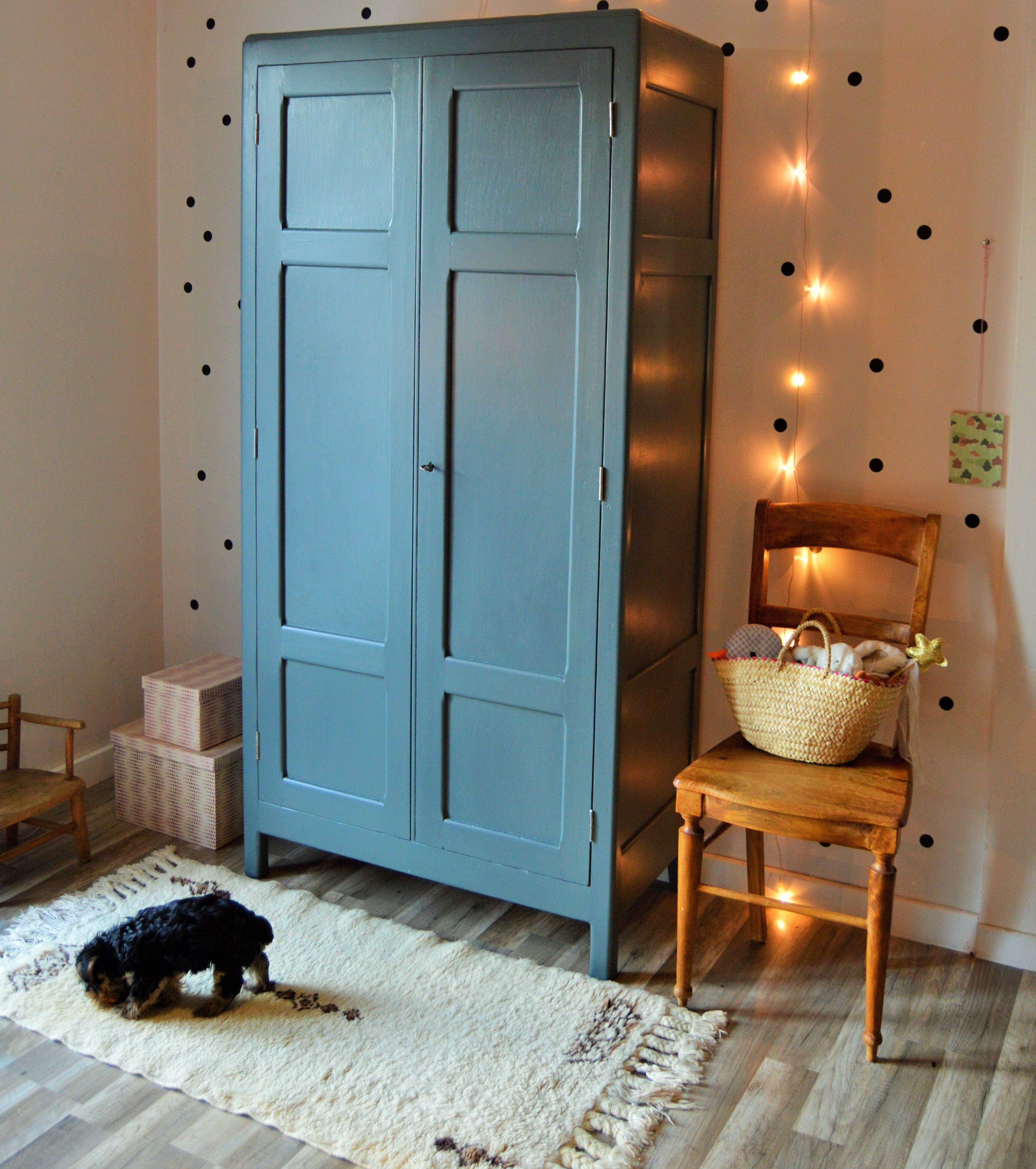 Cabinet vintage old locker room