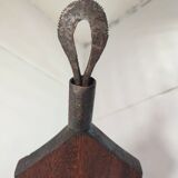 Siège Africain Grattoir à Noix de Coco / 1960's Afrique / Bois