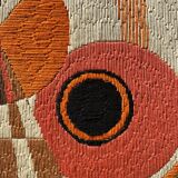 Grande tapisserie originale cinétique OPart. France, années 70