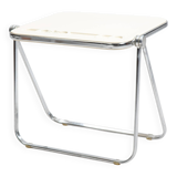 Vintage beige Platone folding desk by Giancarlo Piretti for Anonima Castelli, 1970s