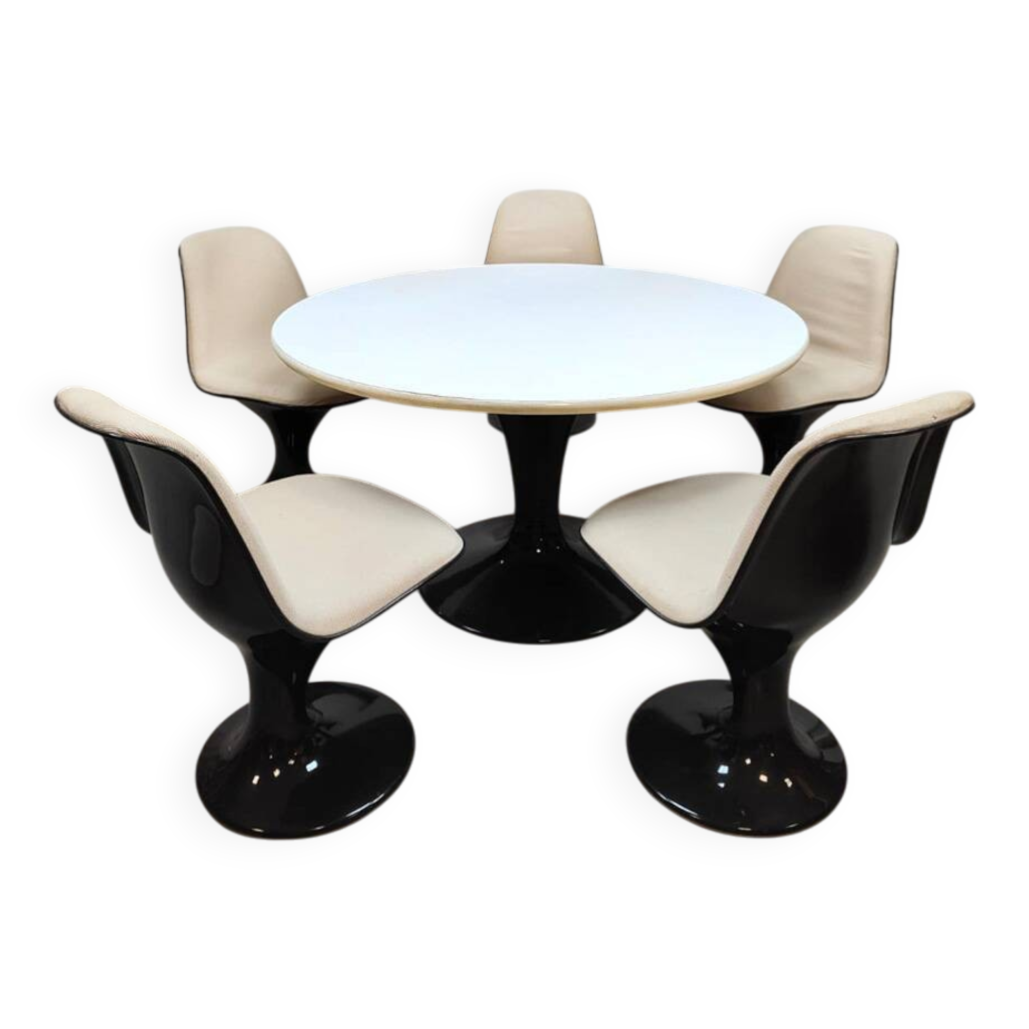 Space age Orbit dining set Markus Farner & Walter Grunder Herman Miller