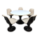Space age Orbit dining set Markus Farner & Walter Grunder Herman Miller