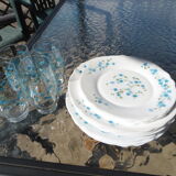 Service for 4 people forget-me-not arcopal