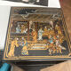 Column range - CD DVD vintage black paperback books Asian decor pei