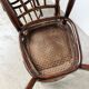 Set of 4 Fischel caned bistro chairs