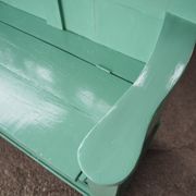 Banc en bois antique, années 1920