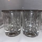 Whiskey carafe and four glasses