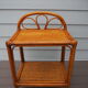 Night table, side table or end of rattan sofa