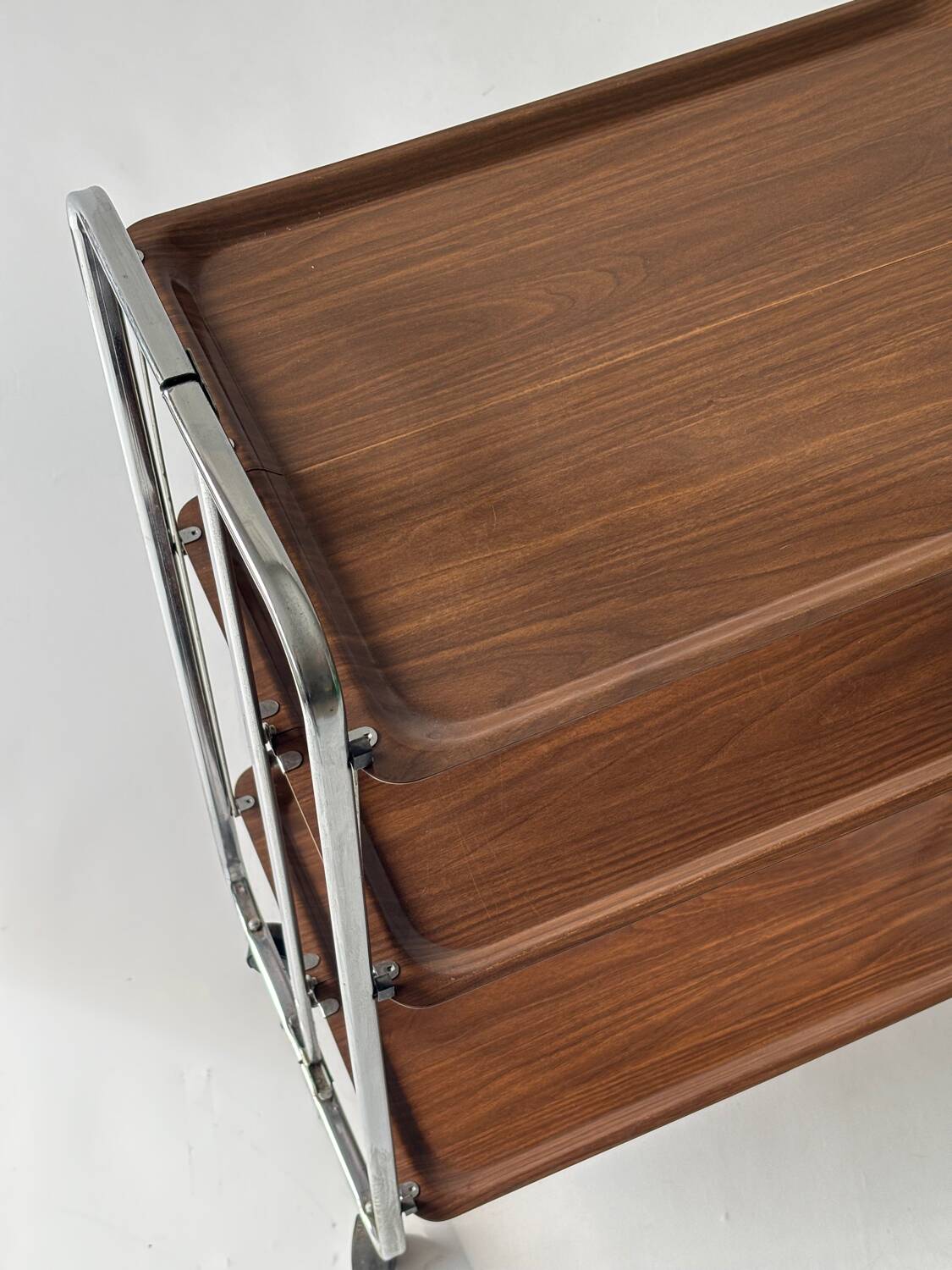 Mid-century folding dessert table, Germany 1970.