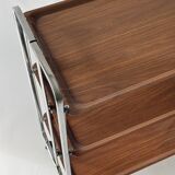 Mid-century folding dessert table, Germany 1970.