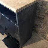 Industrial valve furniture with metal wood valves