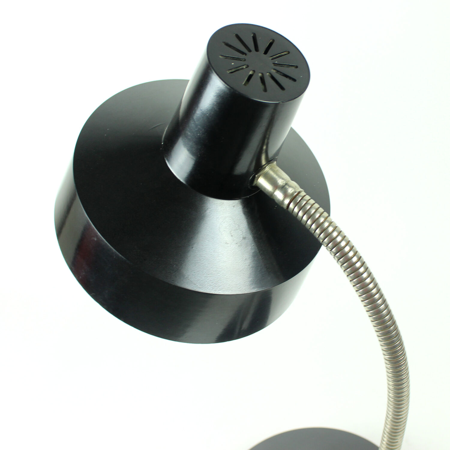 Table lamp in black bakelite and metal by Elektrosvit, Szechoslovakia, 1970