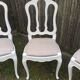 Lot de 5 chaises anciennes en chêne