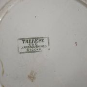 Iron earth large dish Sarreguemines Thérèse