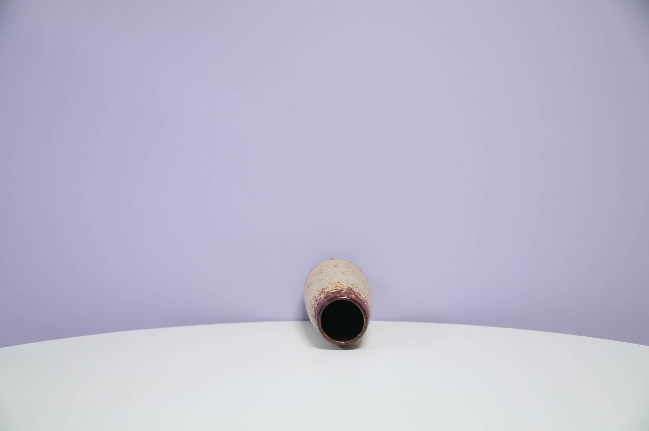 Beige tapered West Germany vase