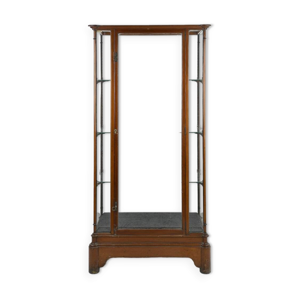 Vitrine de présentation en acajou