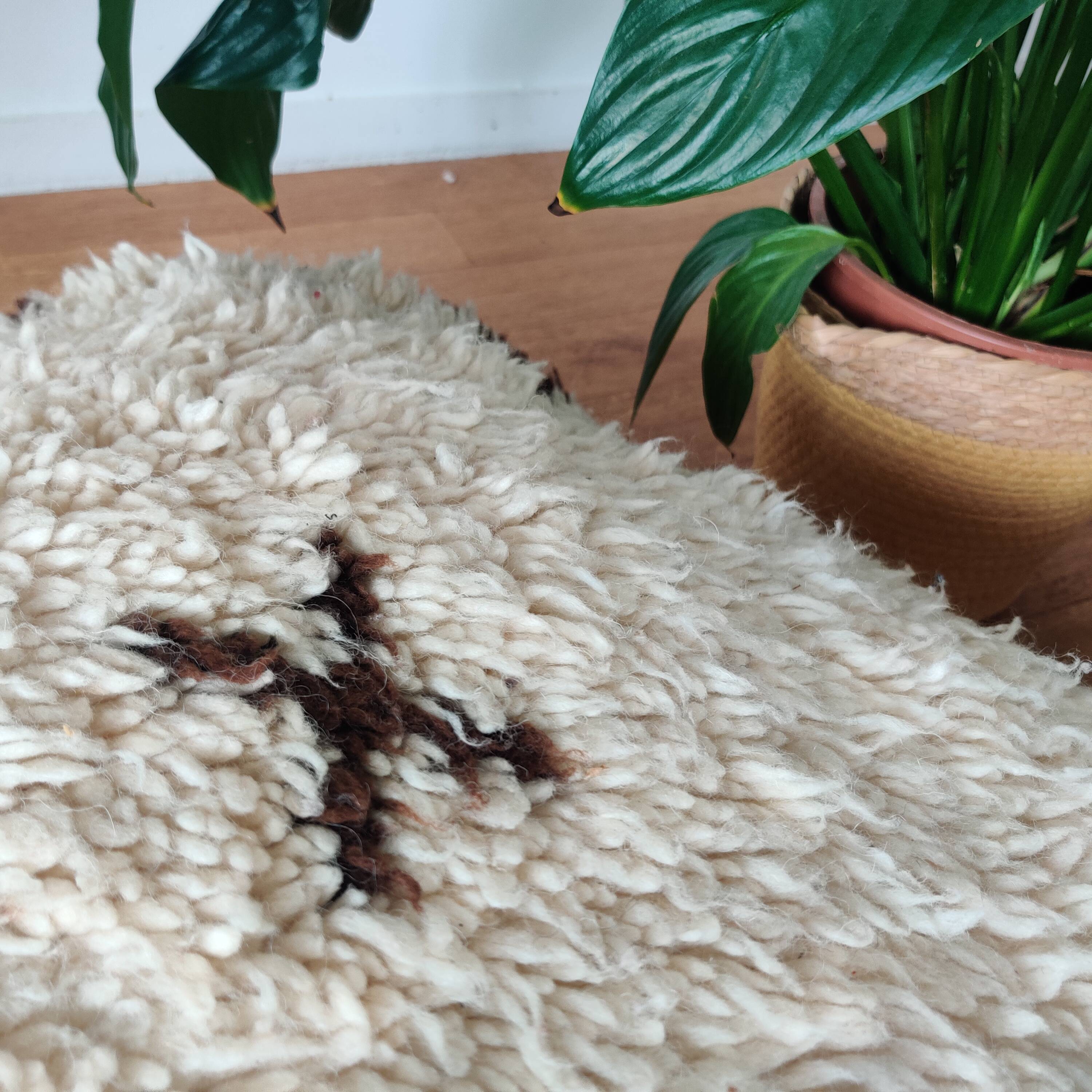 Ethnic Berber Beni Ouarain pouf