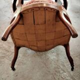Paire de fauteuils médaillon louis XVI